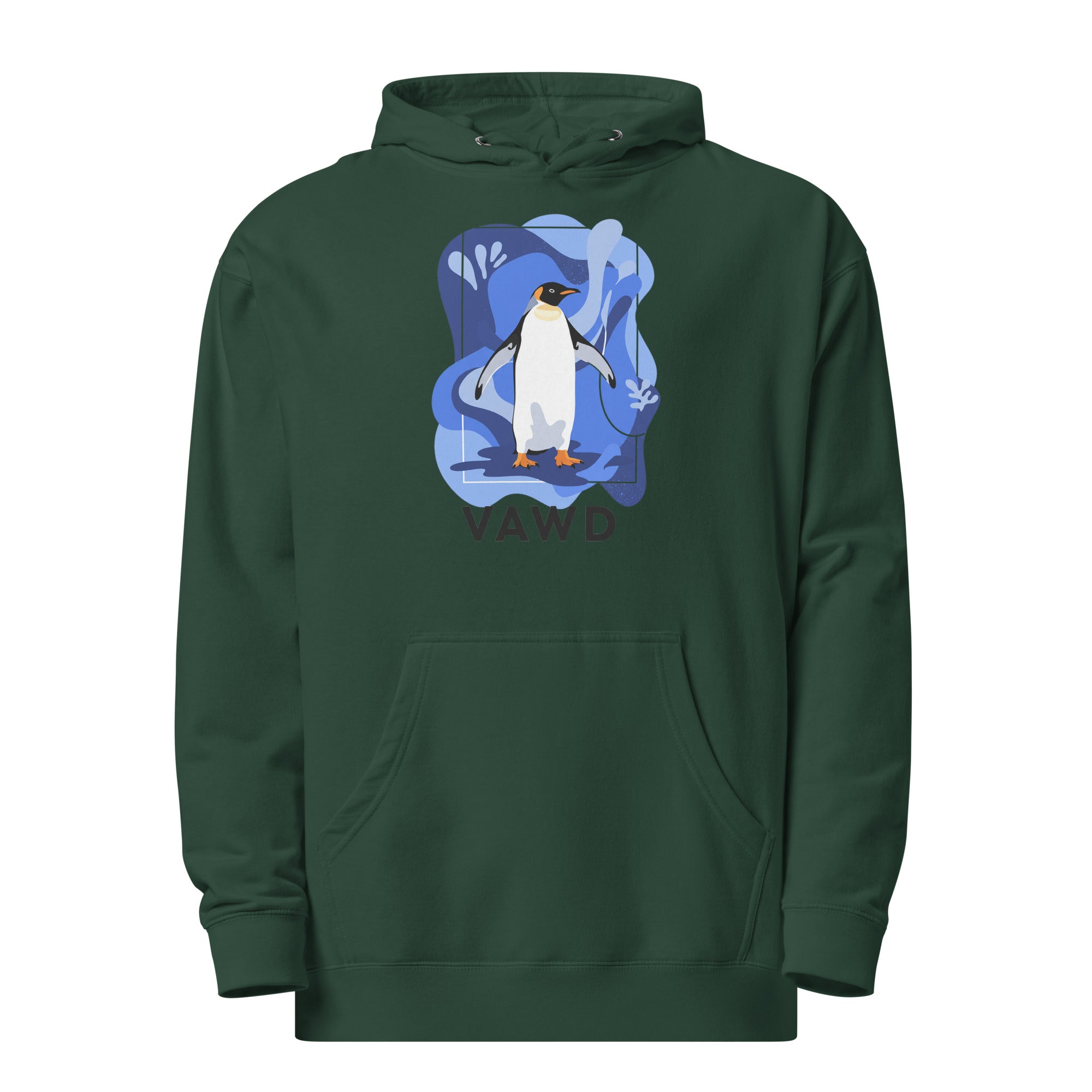 VAWDesigns Abstract Penguin Hoodie