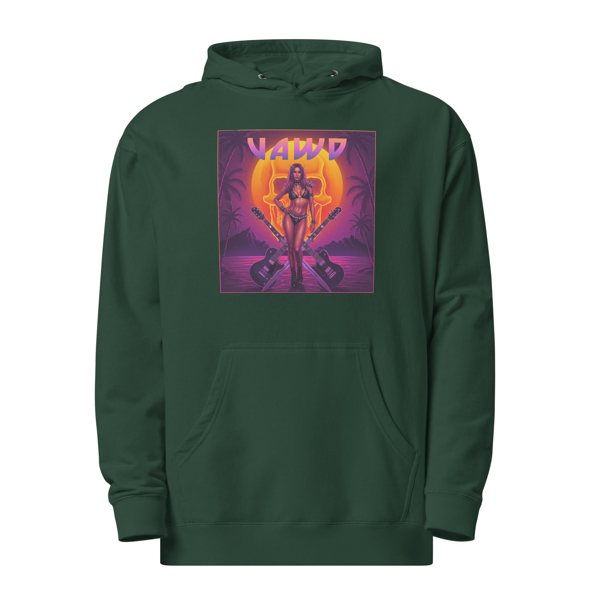 VAWD Retro Hard Rock Glam Hoodie