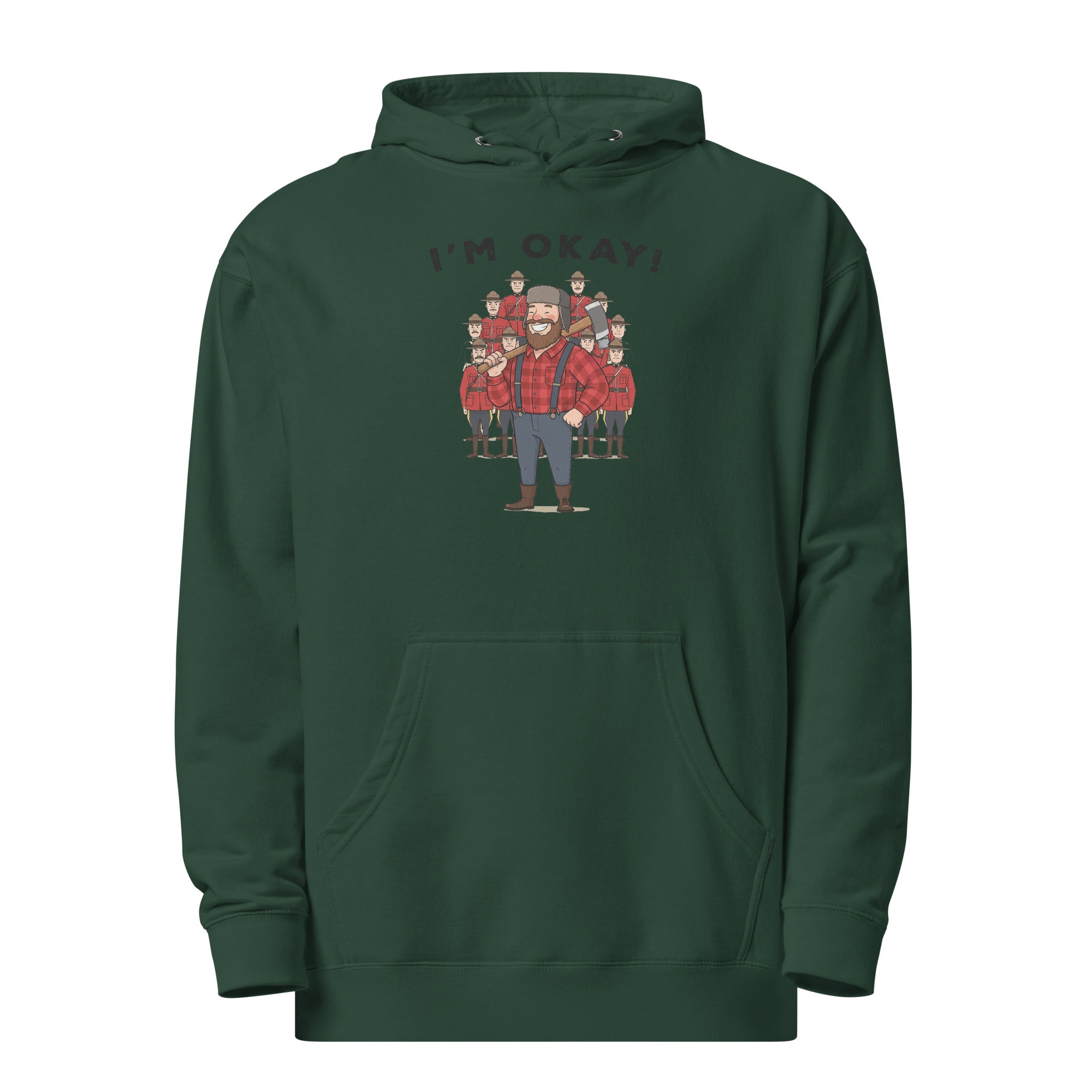 VAWD “I’m Okay!” Lumberjack Hoodie