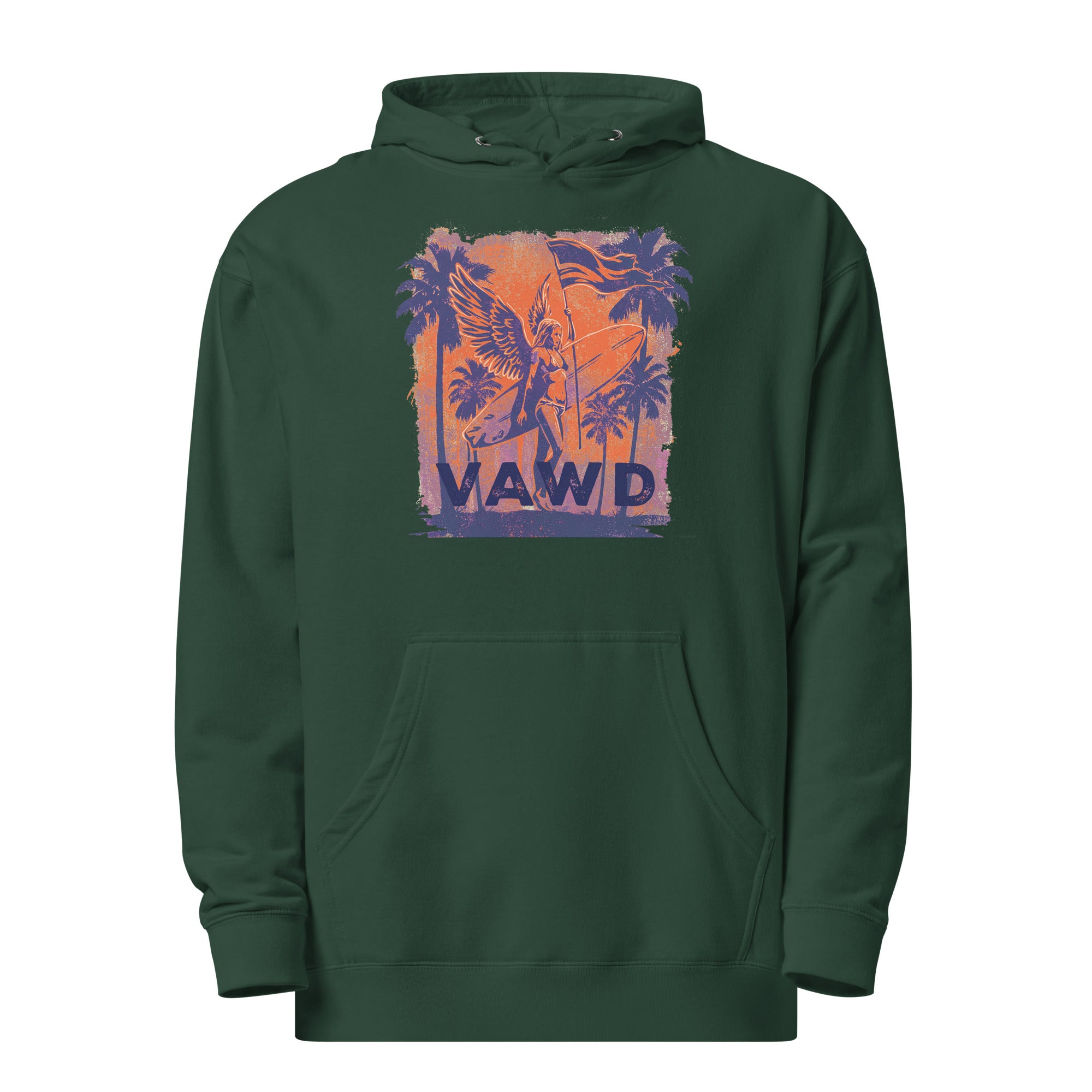 VAWD Vintage Rock & Roll Beach Hoodie