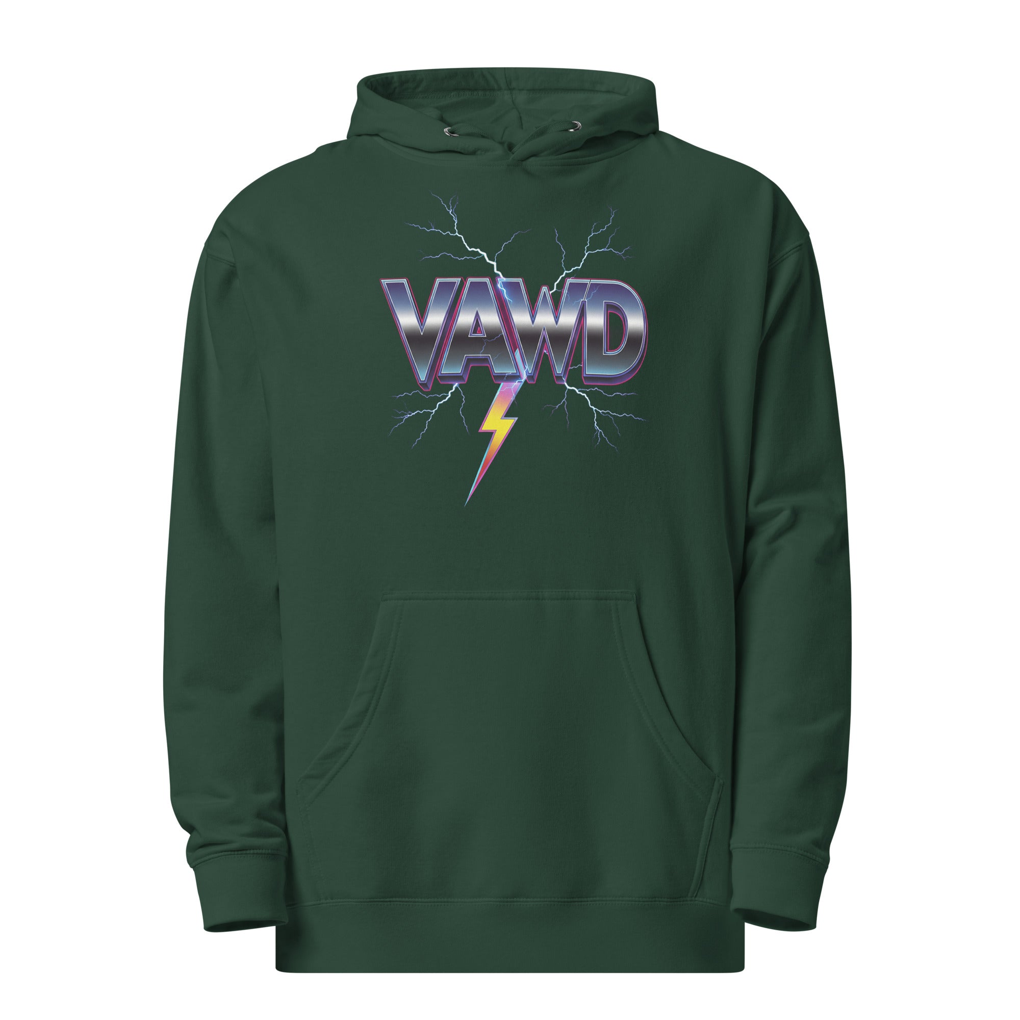 VAWDesigns Lightning Bolt Graphic Hoodie