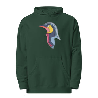 Penguin Profile Unisex Midweight Hoodie