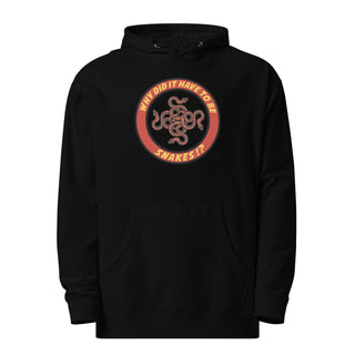 Why Did It Have To Be Snakes? Unisex midweight hoodie
