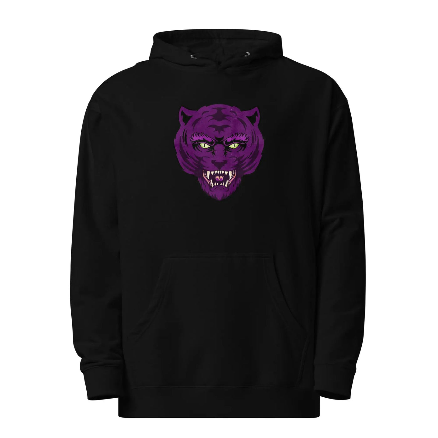 MOTU inspired Purple and Black Tiger Unisex midweight hoodie
