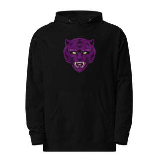 MOTU inspired Purple and Black Tiger Unisex midweight hoodie