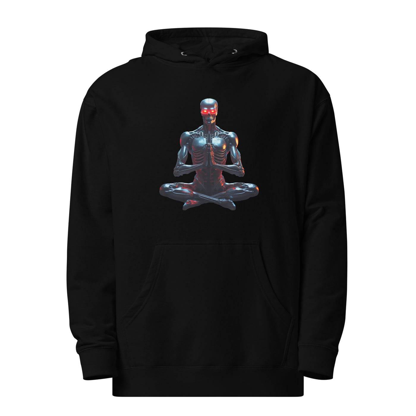 Terminator Buddha Unisex midweight hoodie