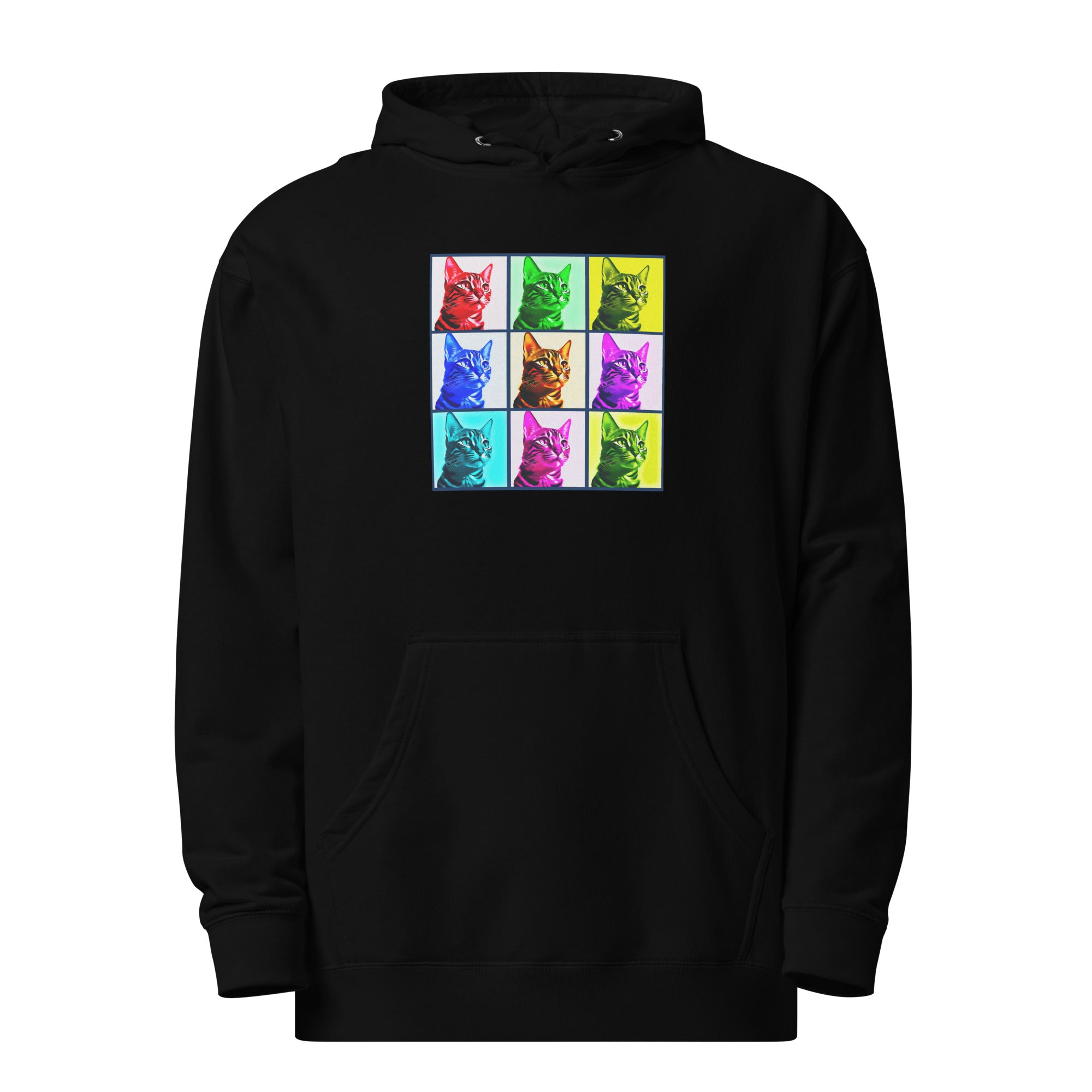 Warhol Cats Unisex midweight hoodie