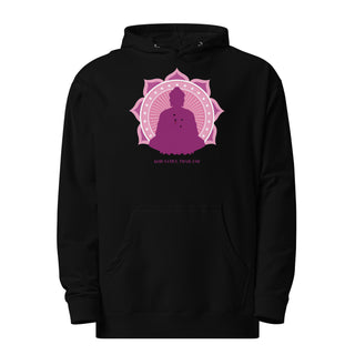 Lotus White  Unisex midweight hoodie