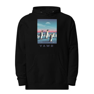 Penguin Moonrise Graphic Hoodie