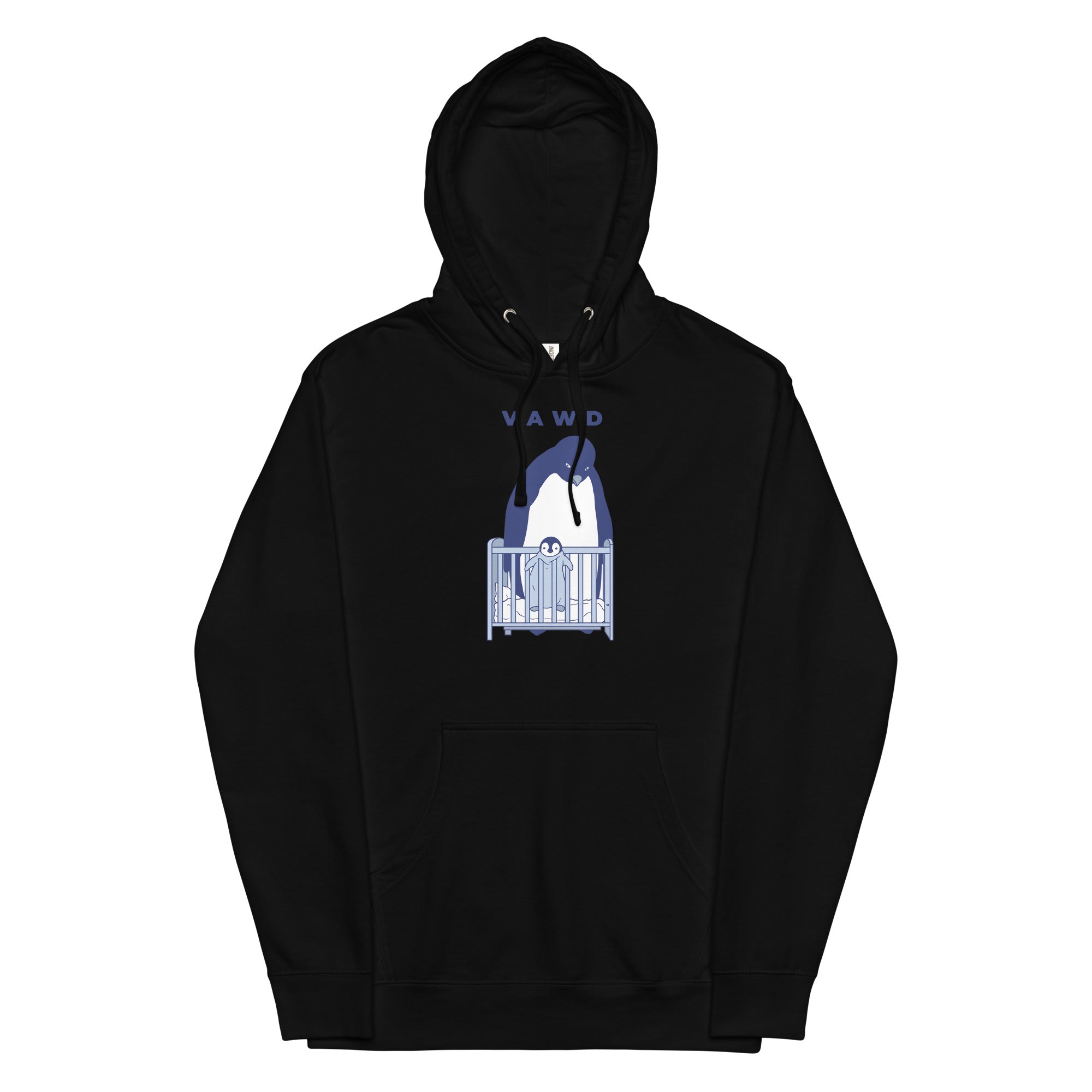 VAWDesigns Baby Penguin Crib Hoodie