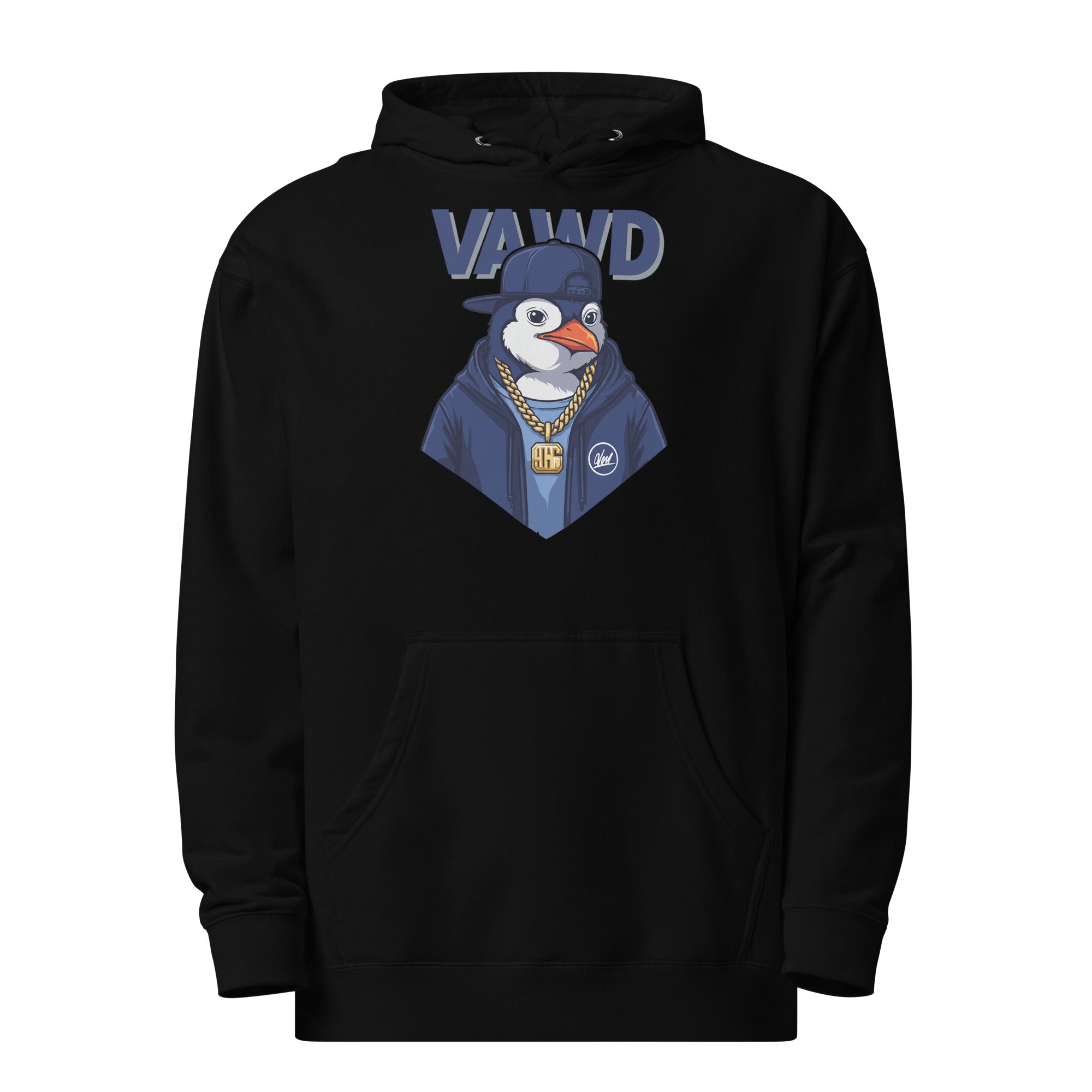 VAWDesigns Hip-Hop Penguin Hoodie