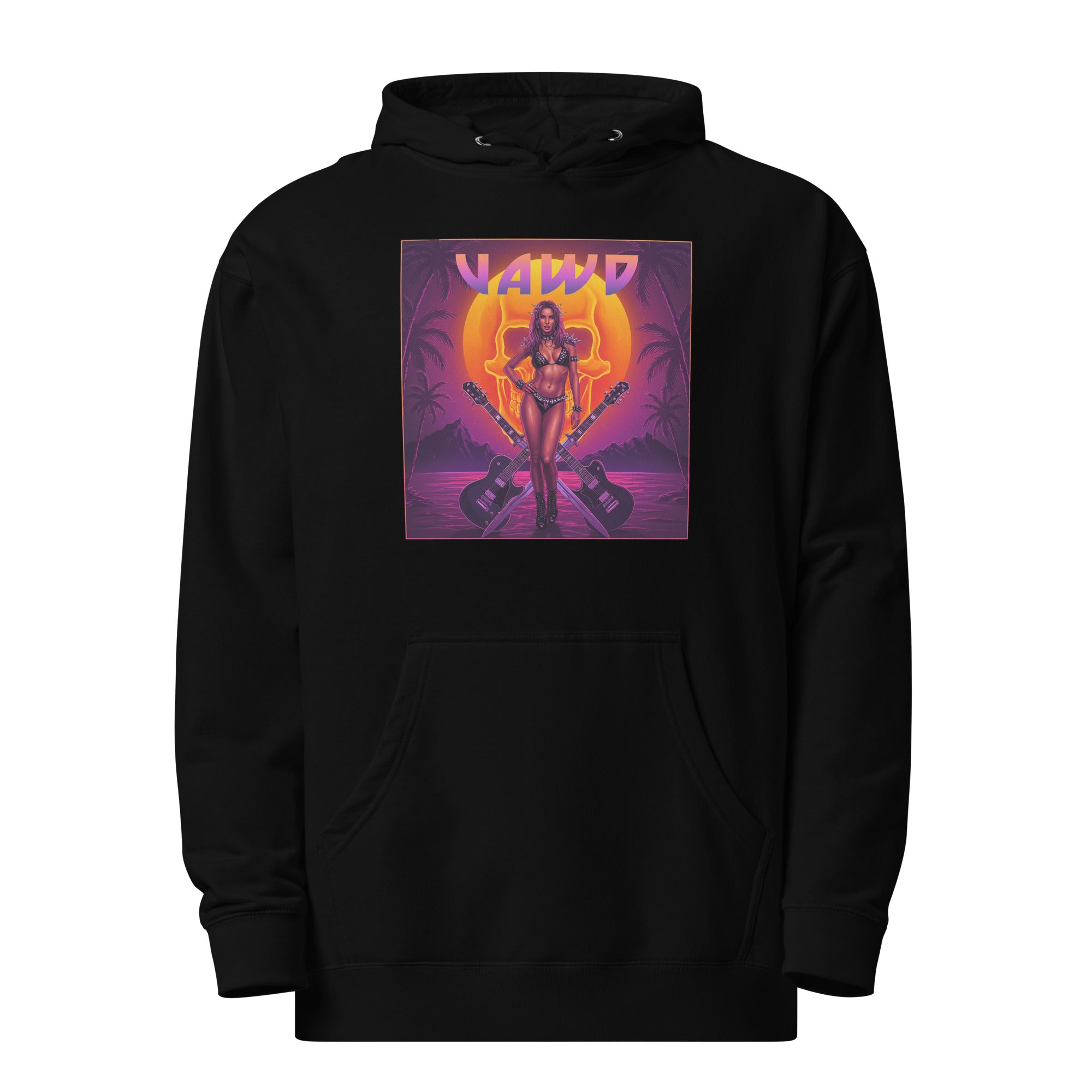 VAWD Retro Hard Rock Glam Hoodie