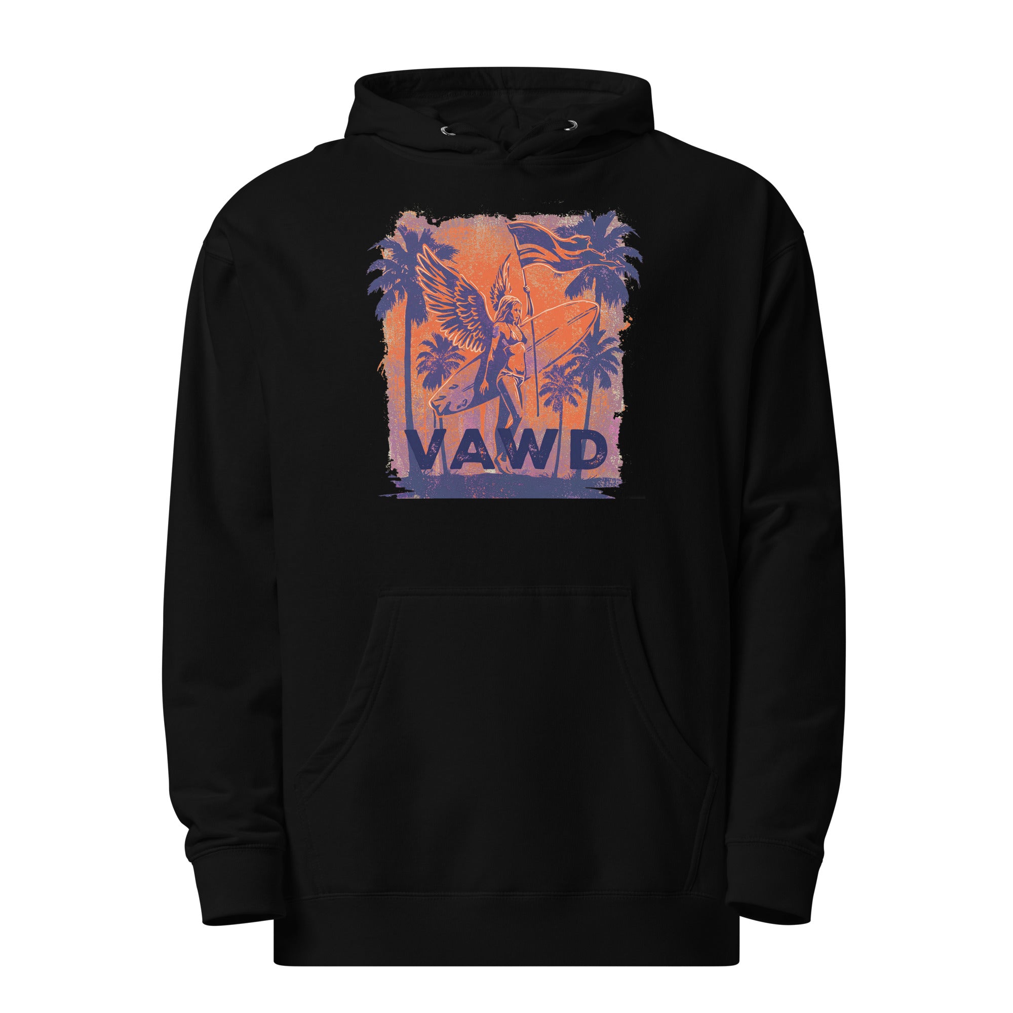 VAWD Vintage Rock & Roll Beach Hoodie