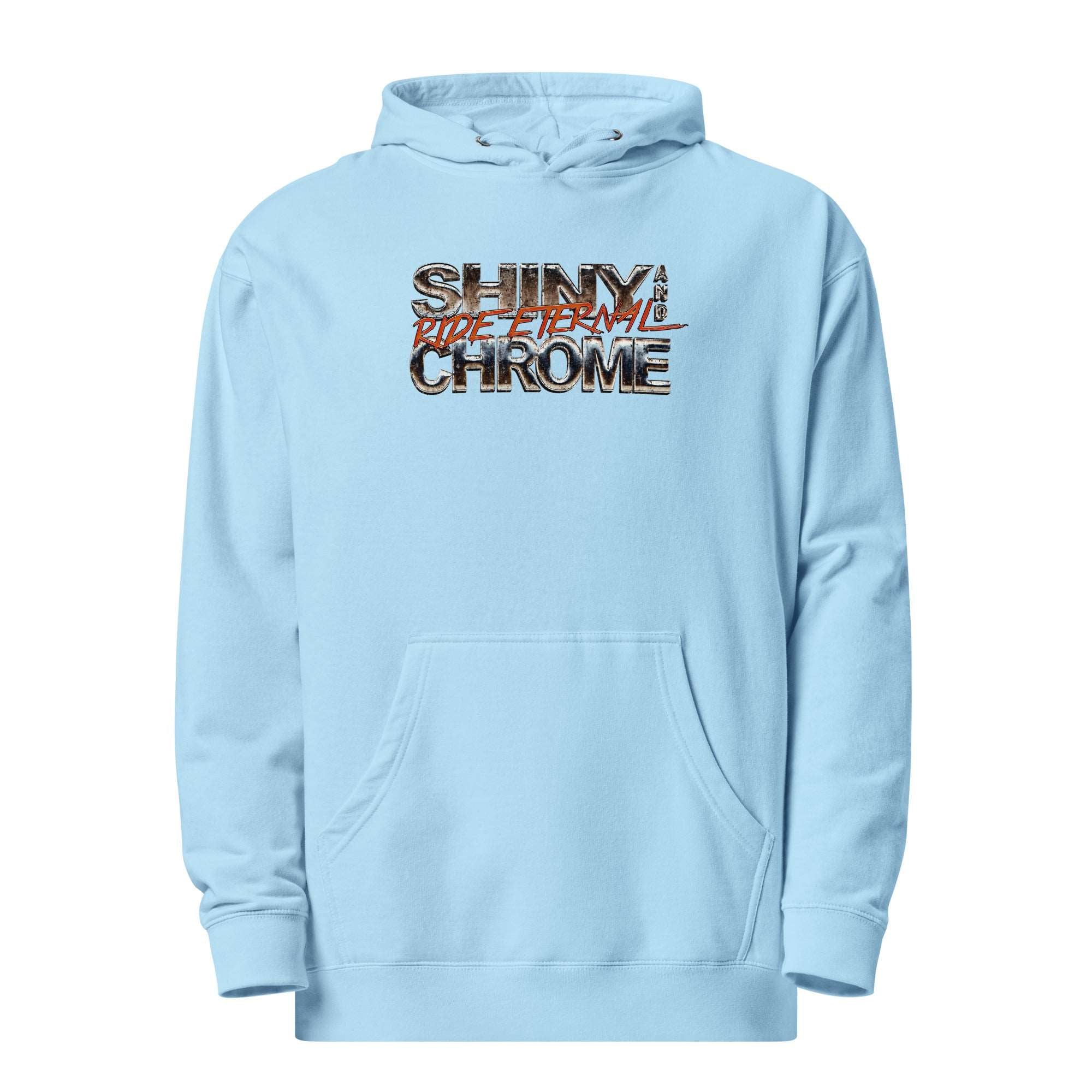 Shiny and Chrome Unisex midweight hoodie