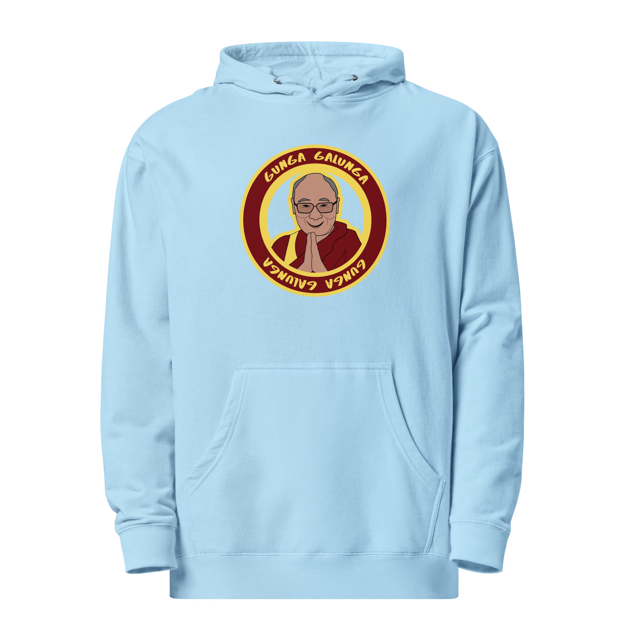 The Dali Lama Himself Unisex midweight hoodie