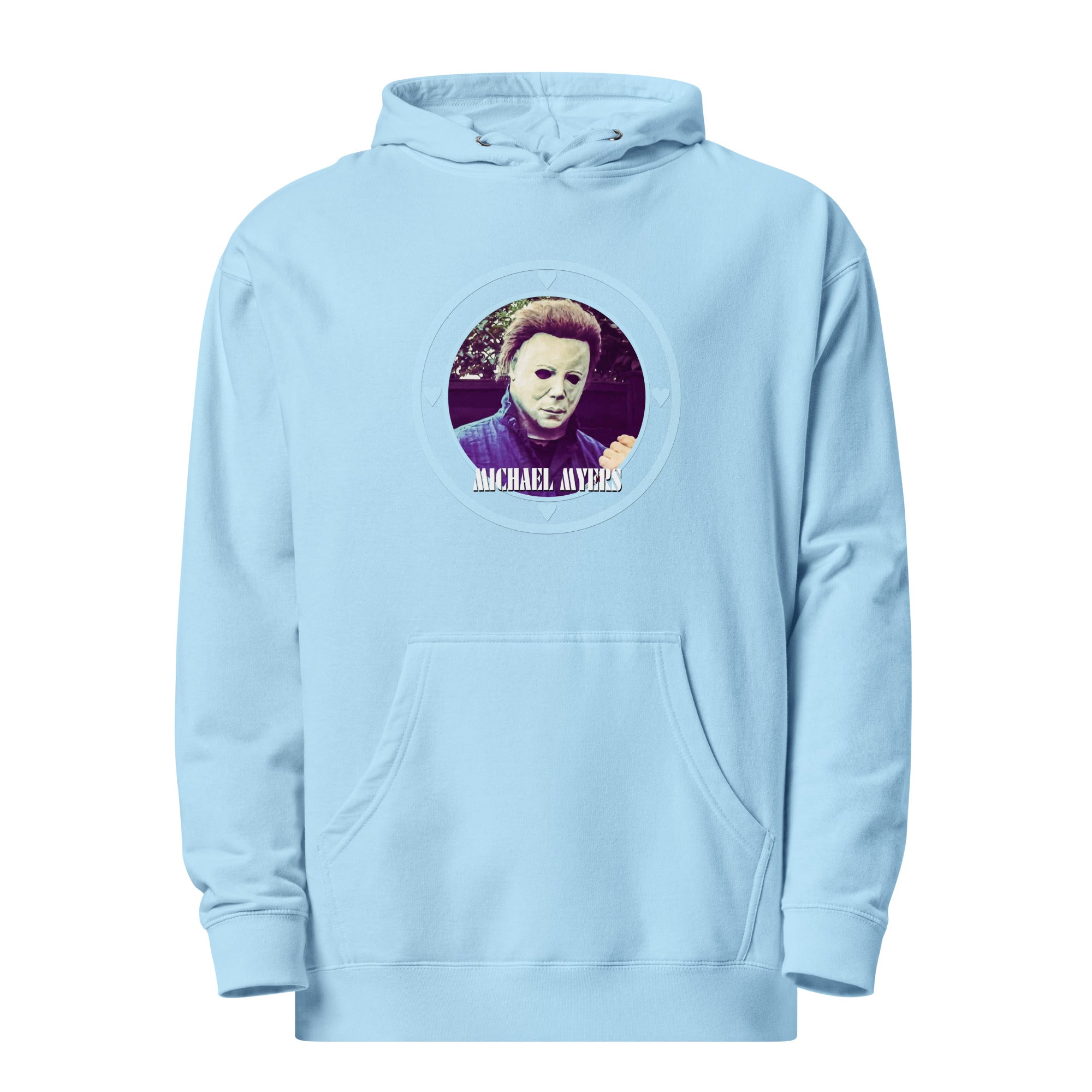 Michael Myers love Boat Unisex midweight hoodie