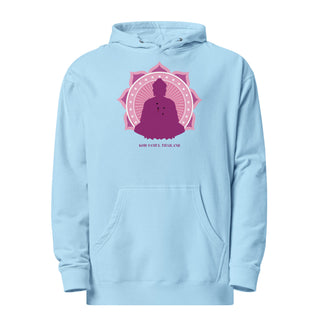 Lotus White  Unisex midweight hoodie