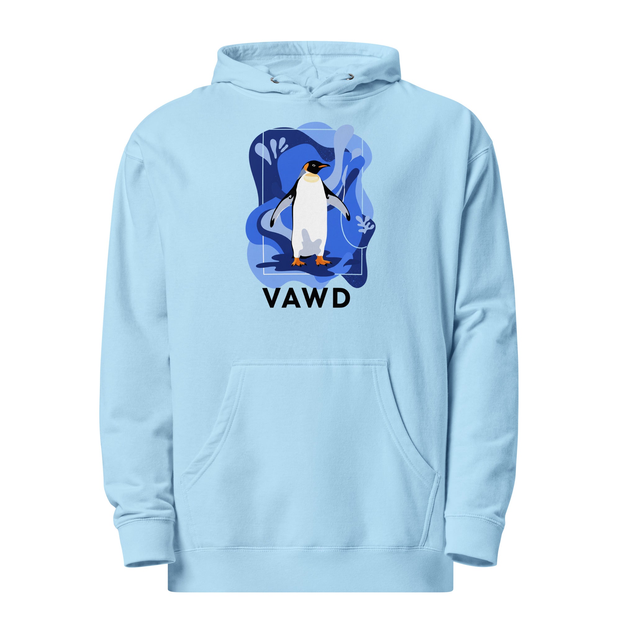 VAWDesigns Abstract Penguin Hoodie