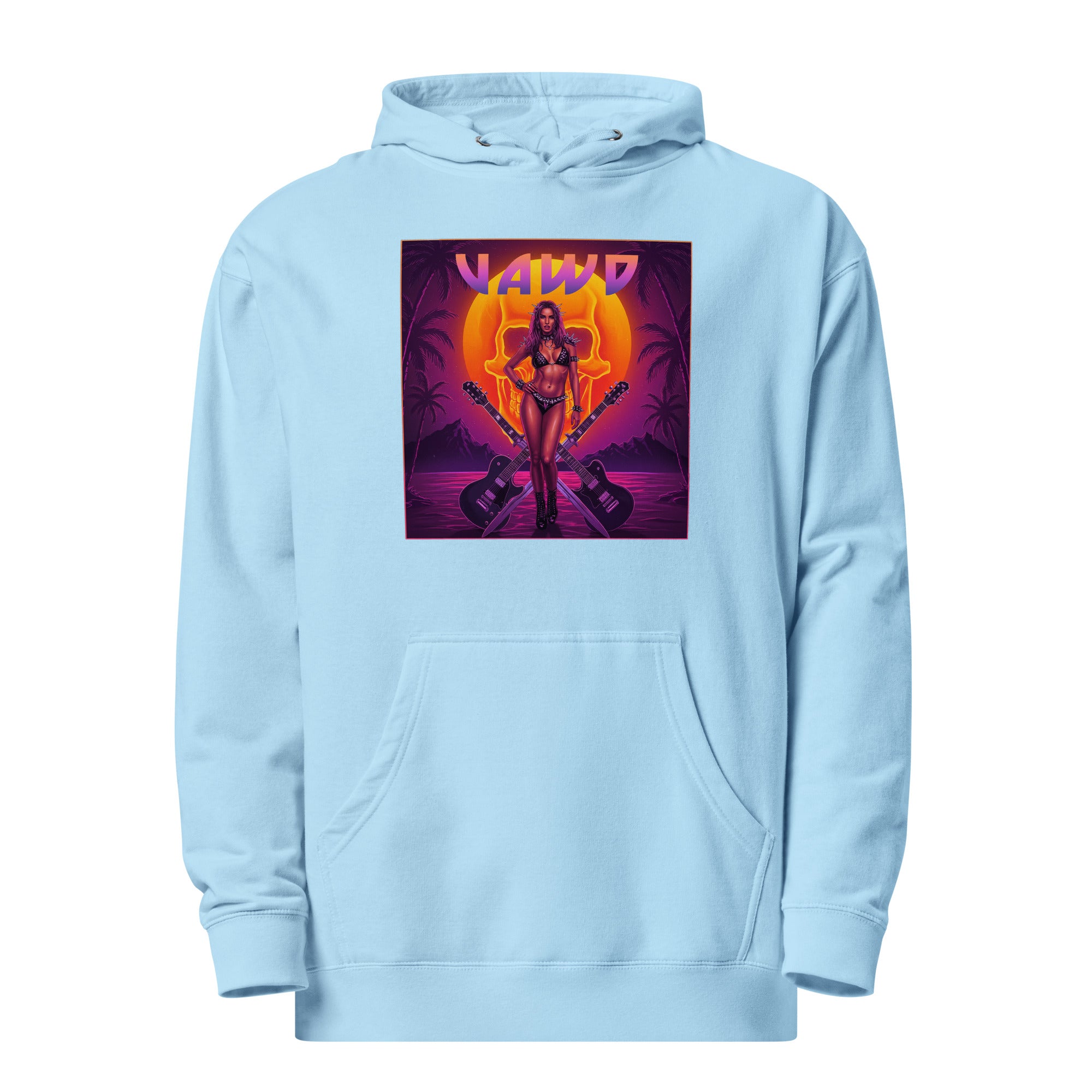 VAWD Retro Hard Rock Glam Hoodie
