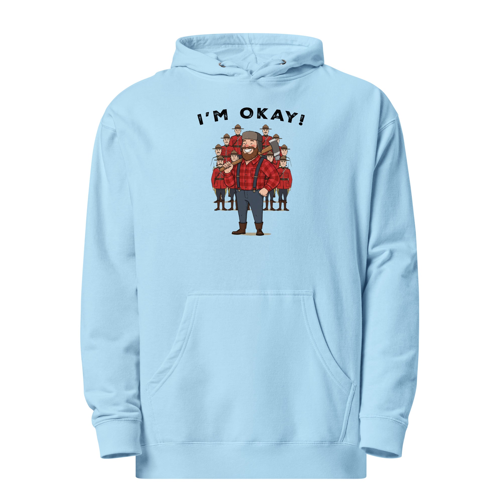 VAWD “I’m Okay!” Lumberjack Hoodie