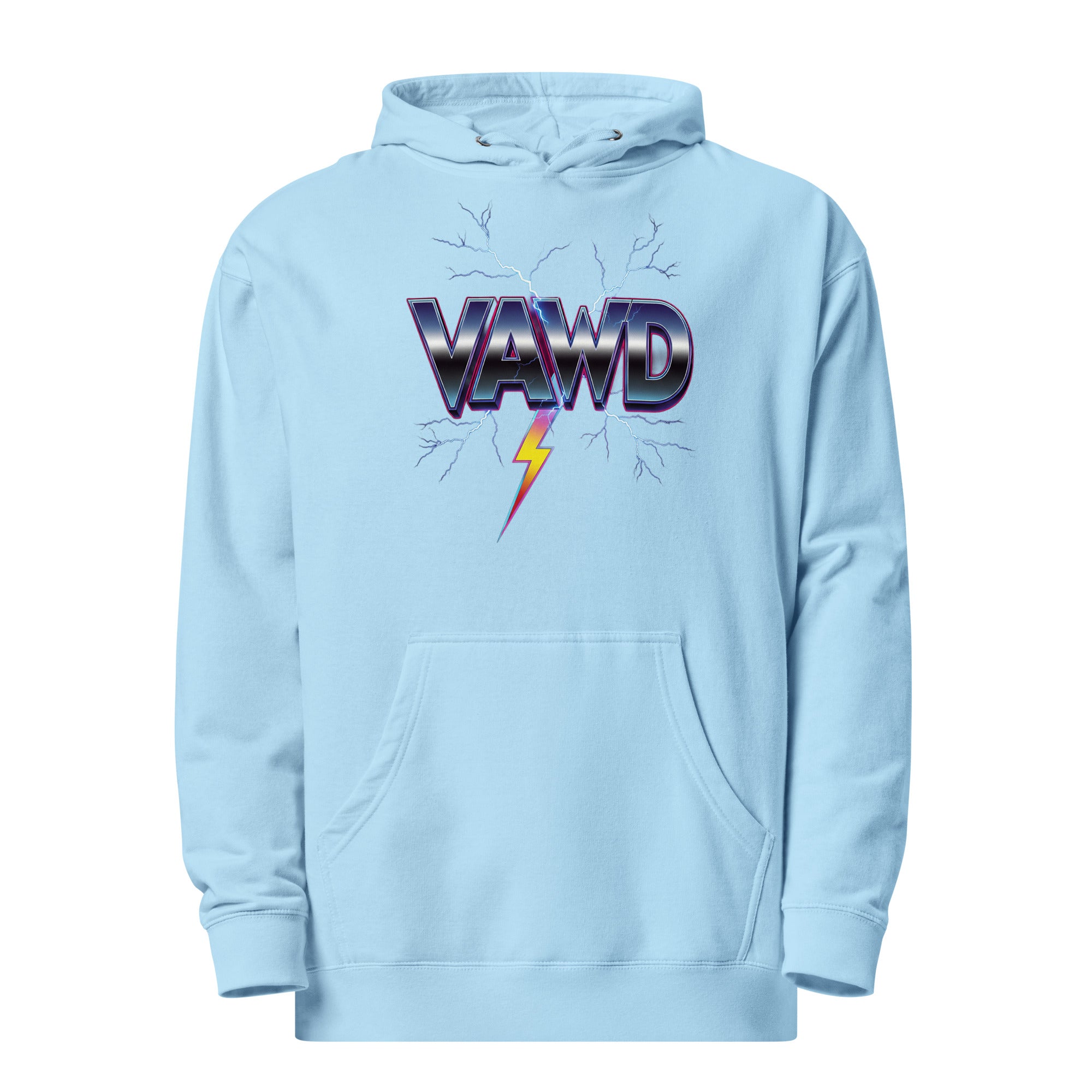 VAWDesigns Lightning Bolt Graphic Hoodie