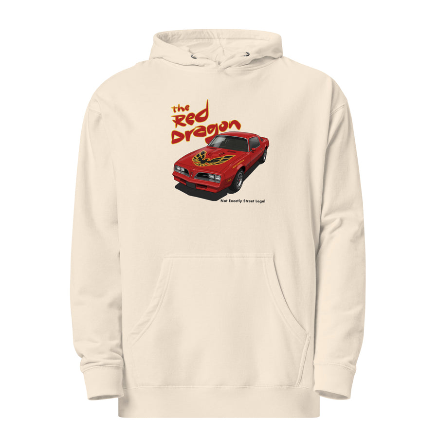 The Red Dragon Unisex midweight hoodie
