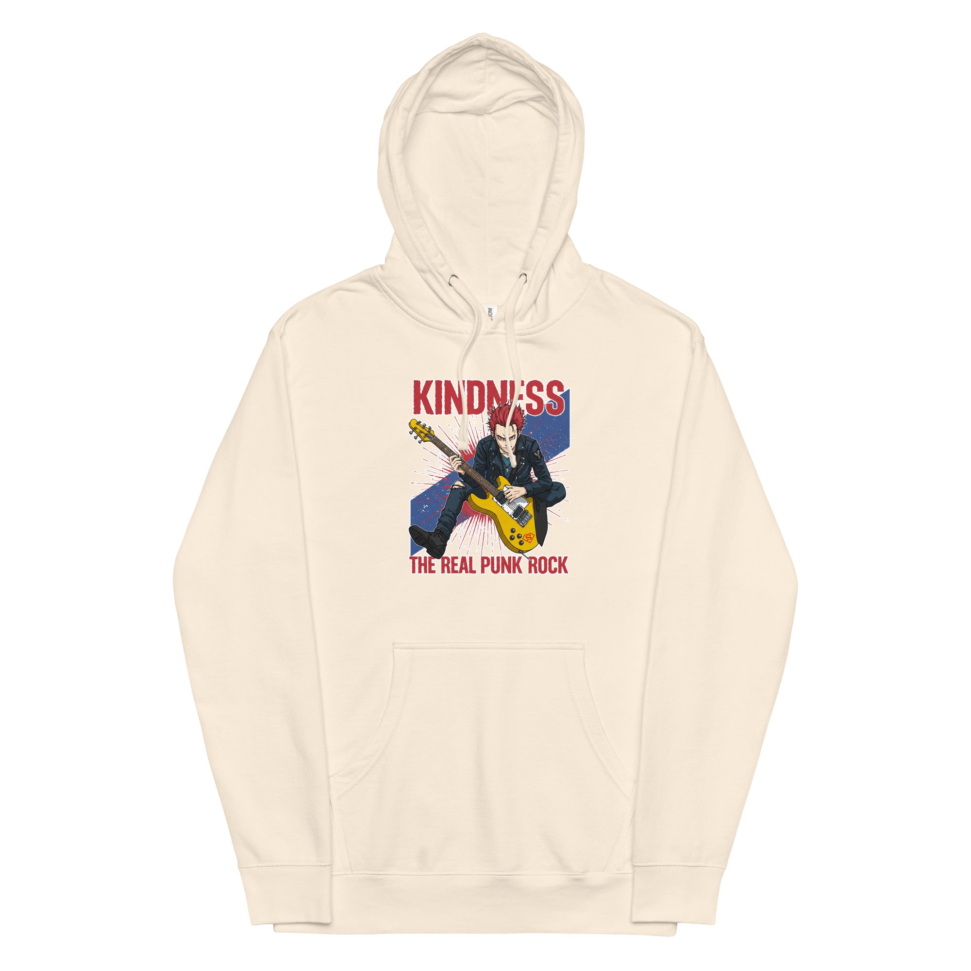 Kindness - The Real Punk Rock Unisex midweight hoodie