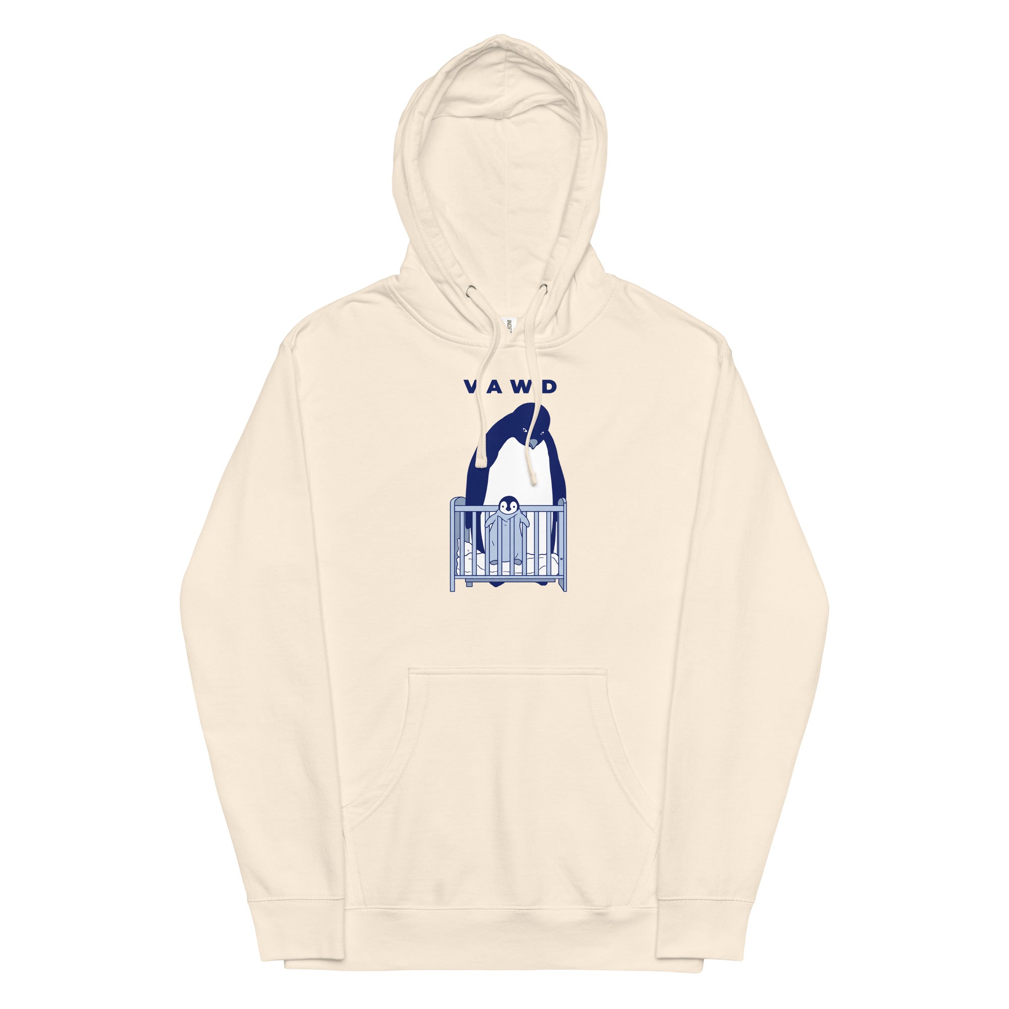 VAWDesigns Baby Penguin Crib Hoodie