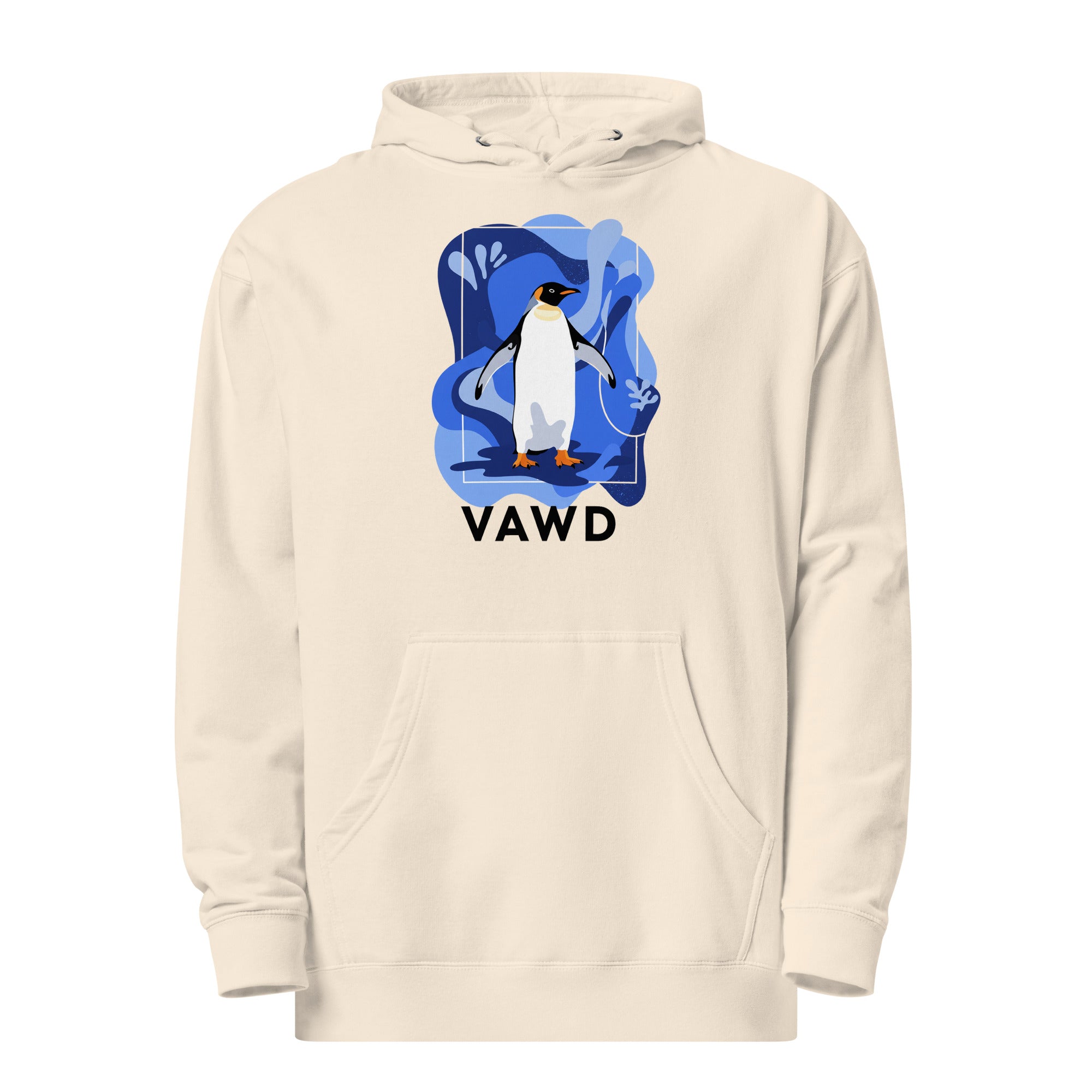 VAWDesigns Abstract Penguin Hoodie