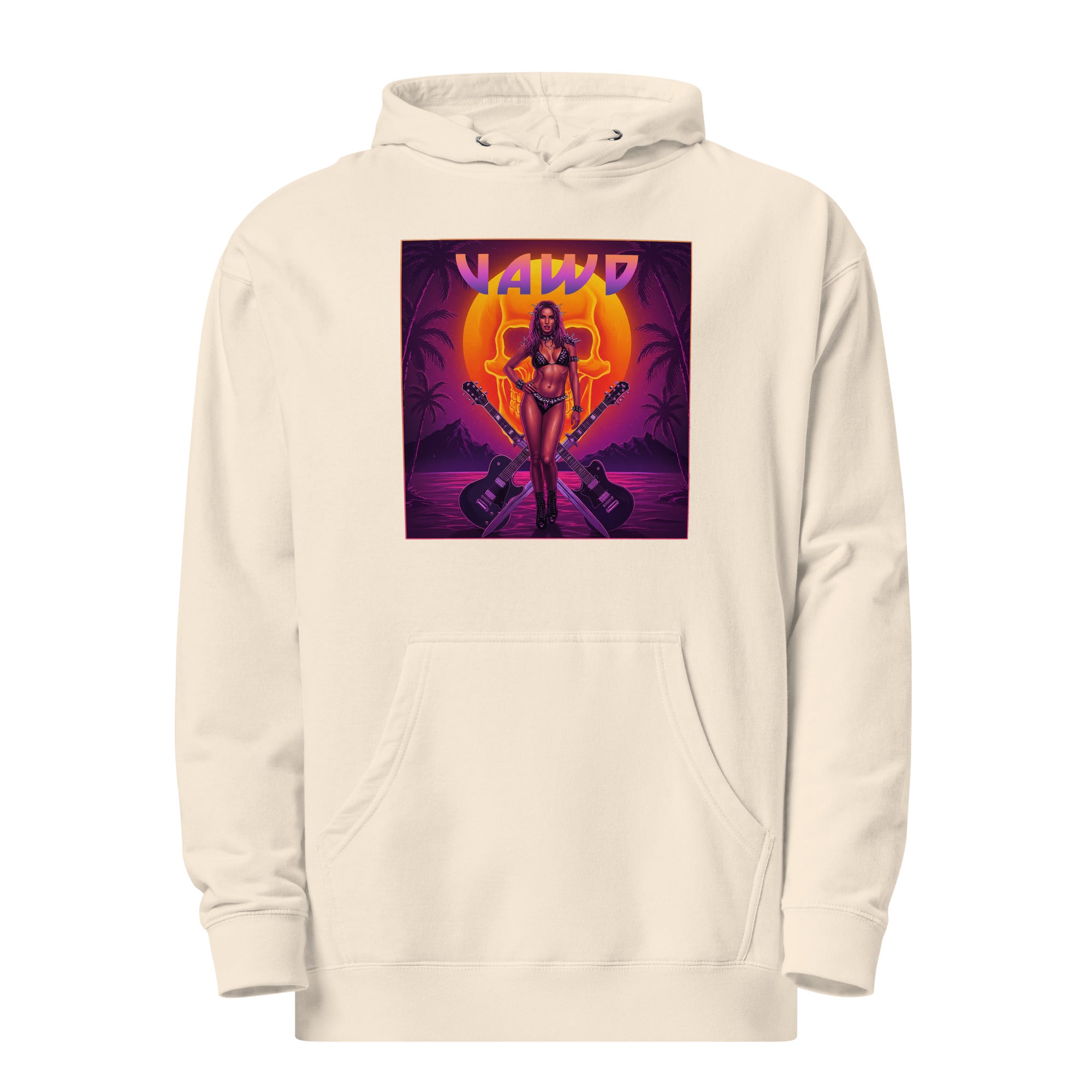 VAWD Retro Hard Rock Glam Hoodie