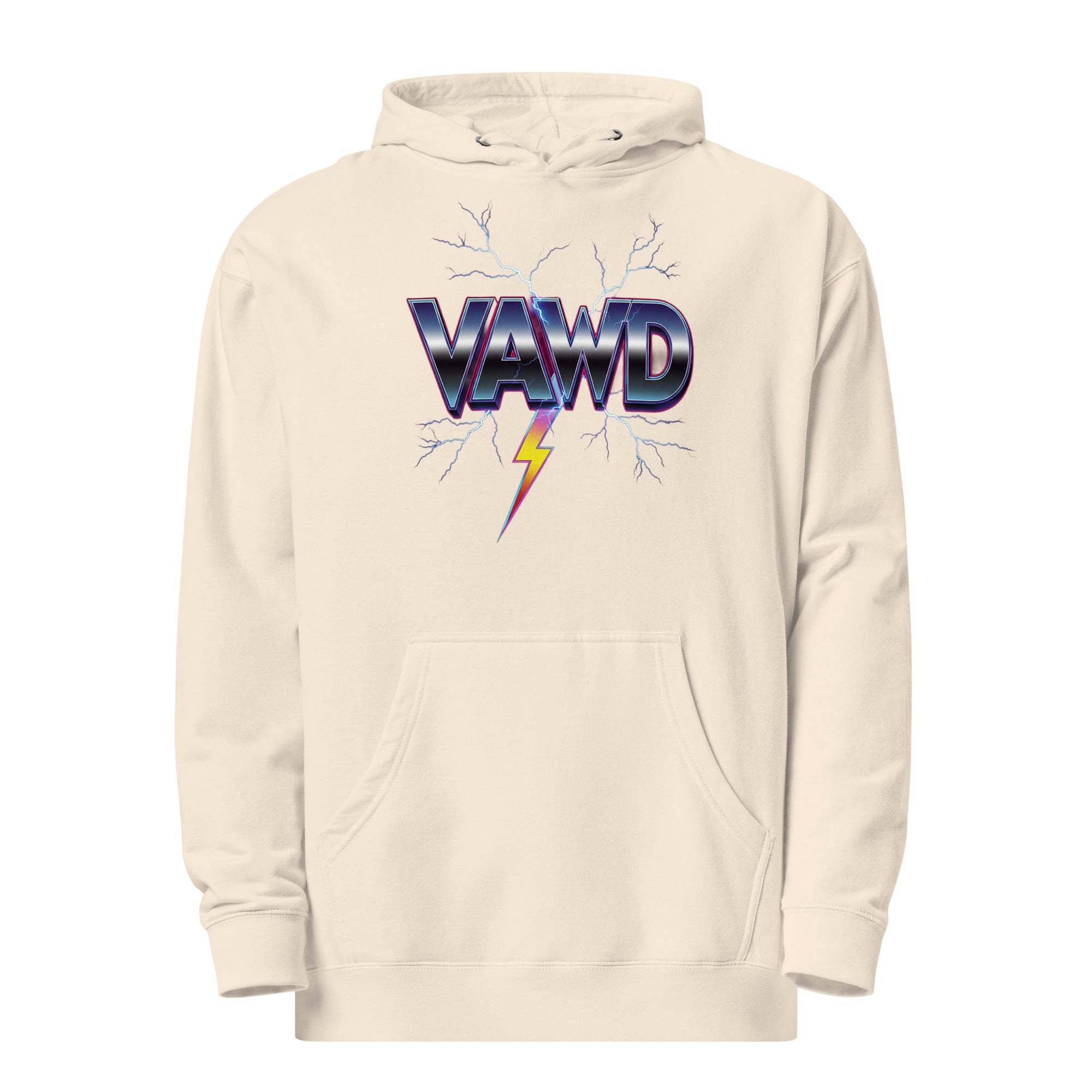 VAWDesigns Lightning Bolt Graphic Hoodie