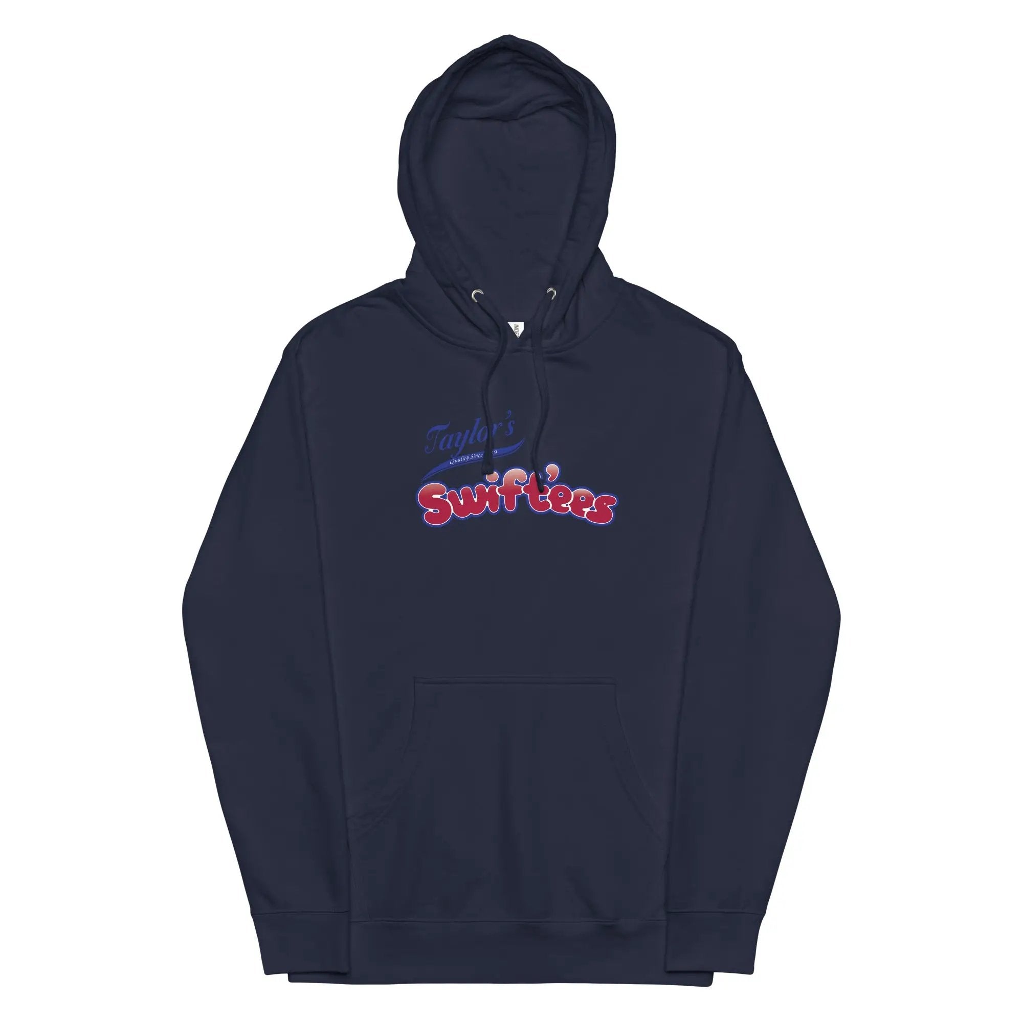 a navy sweatshirt with the words, sweet treats on it