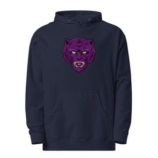 MOTU inspired Purple and Black Tiger Unisex midweight hoodie