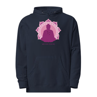 Lotus White  Unisex midweight hoodie