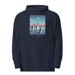 Penguin Moonrise Graphic Hoodie