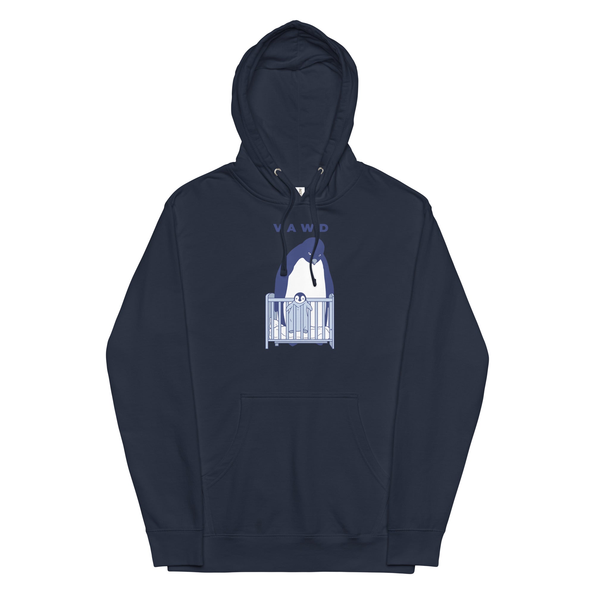 VAWDesigns Baby Penguin Crib Hoodie
