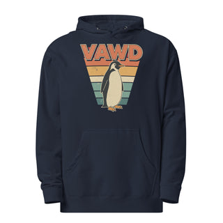 Retro Sunset Penguin Hoodie