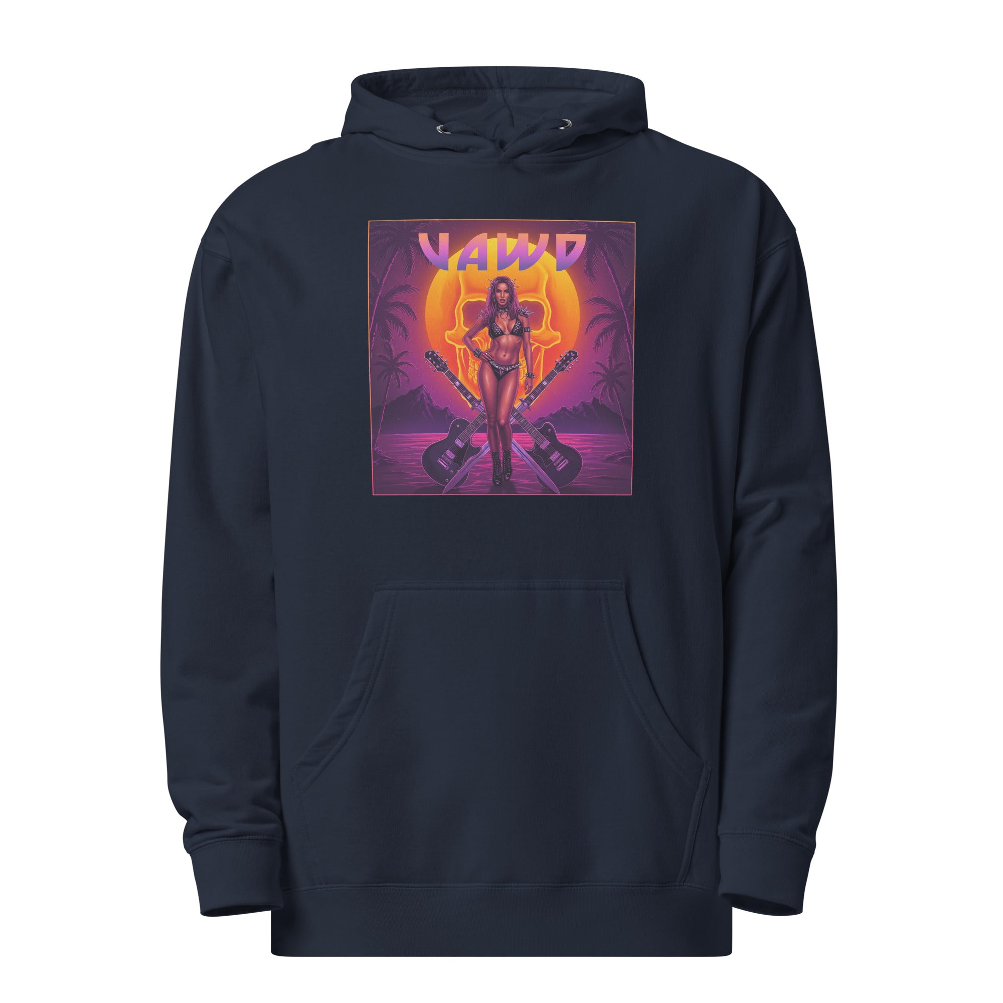 VAWD Retro Hard Rock Glam Hoodie