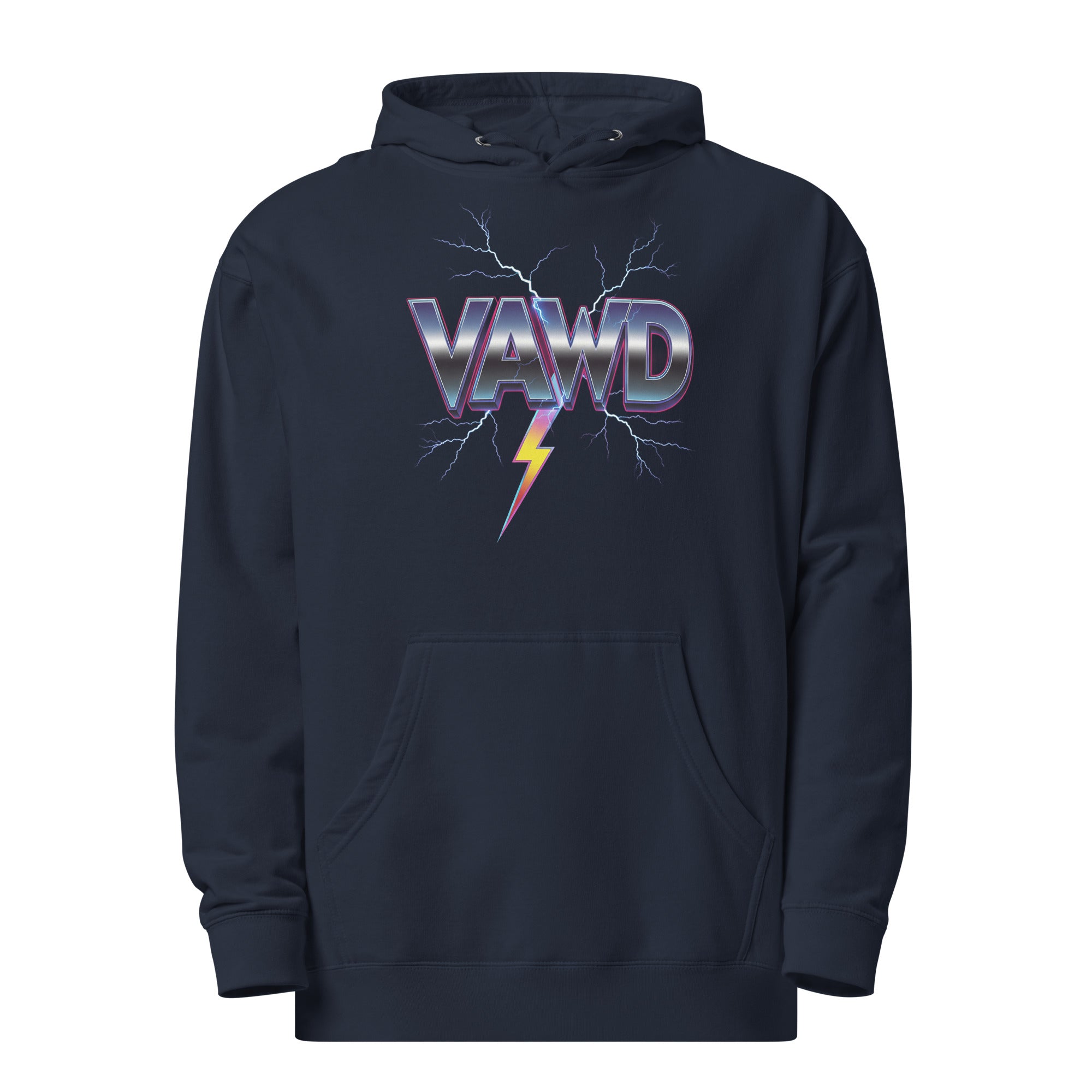 VAWDesigns Lightning Bolt Graphic Hoodie