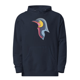Penguin Profile Unisex Midweight Hoodie