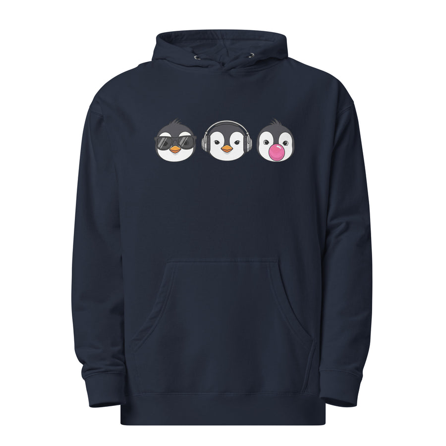 See No Evil Penguins Unisex Hoodie