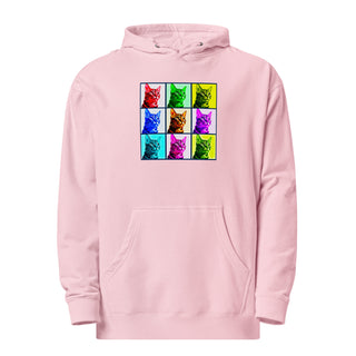 Warhol Cats Unisex midweight hoodie