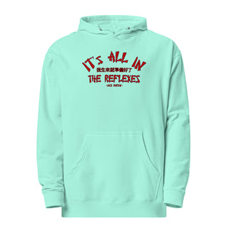 It's All In The Reflexes Unisex midweight hoodie