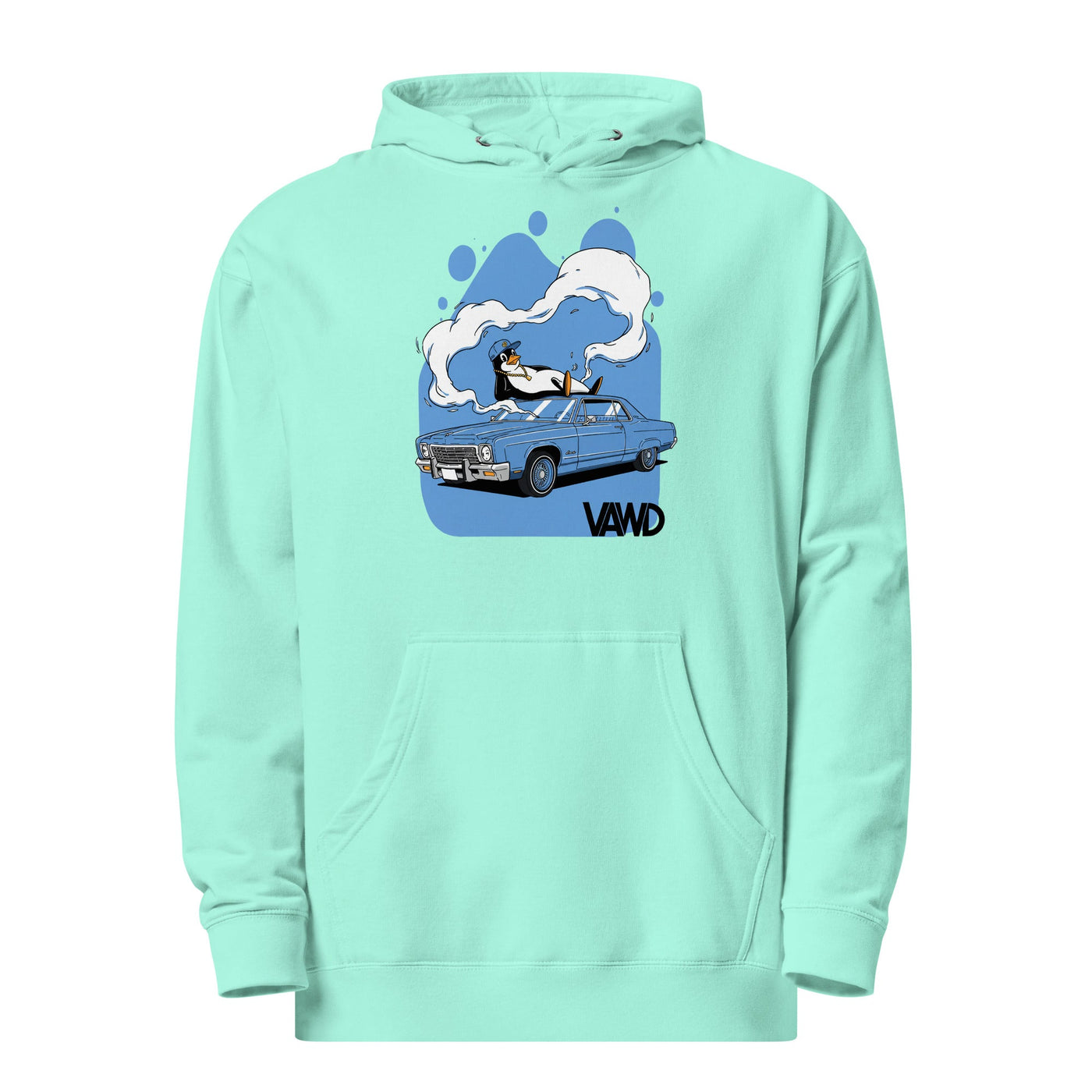 Lowrider Penguin Graphic Hoodie