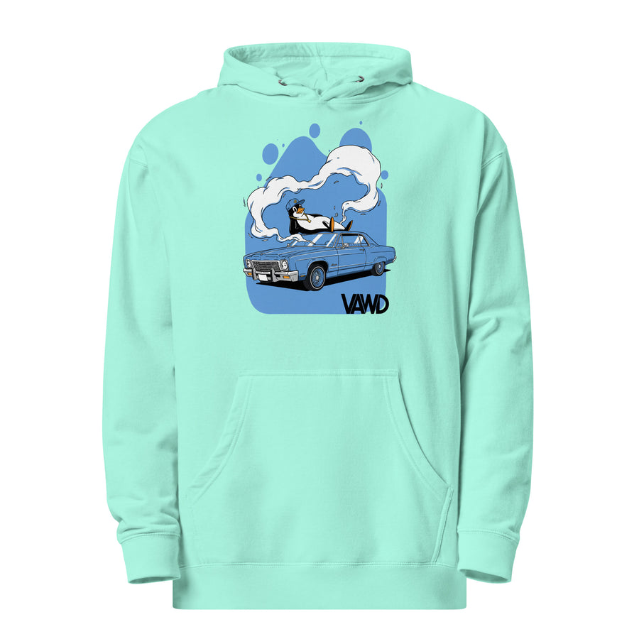 Lowrider Penguin Graphic Hoodie