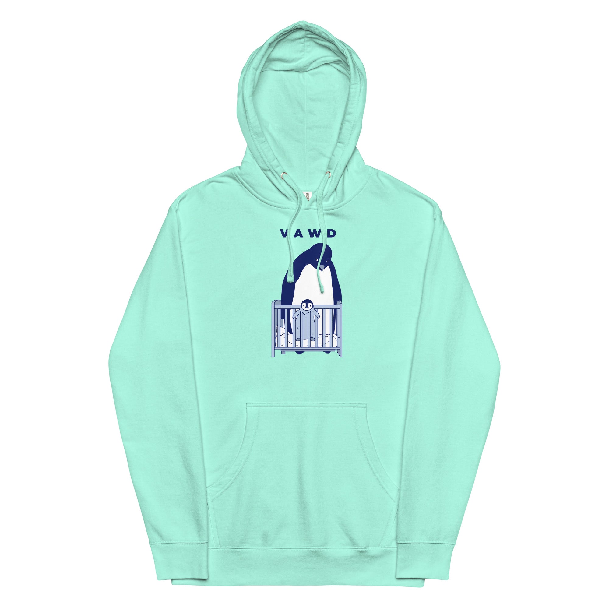 VAWDesigns Baby Penguin Crib Hoodie