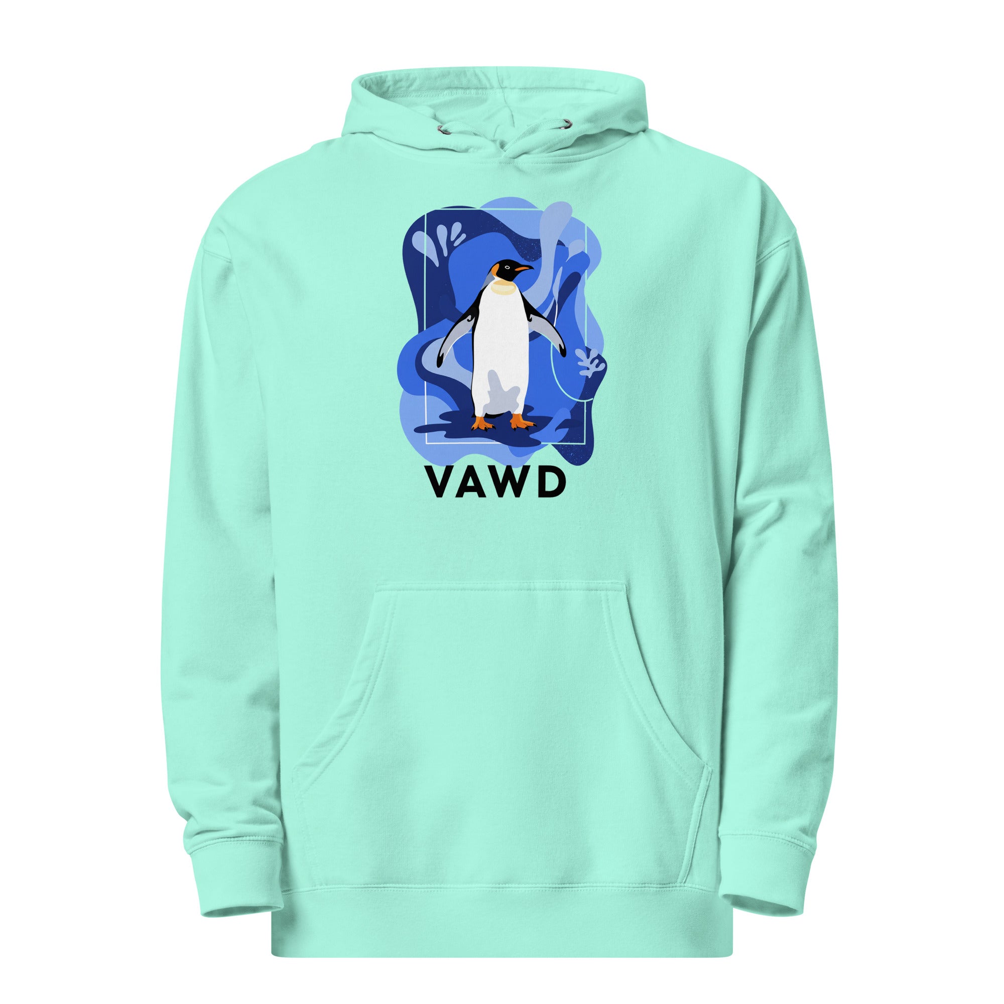 VAWDesigns Abstract Penguin Hoodie