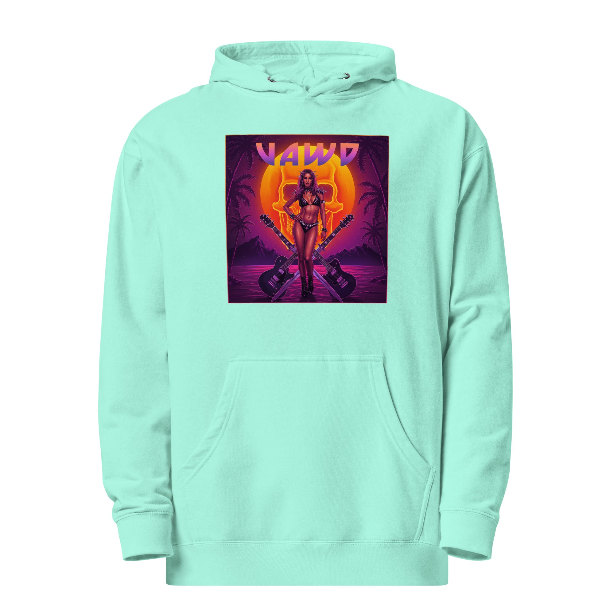 VAWD Retro Hard Rock Glam Hoodie