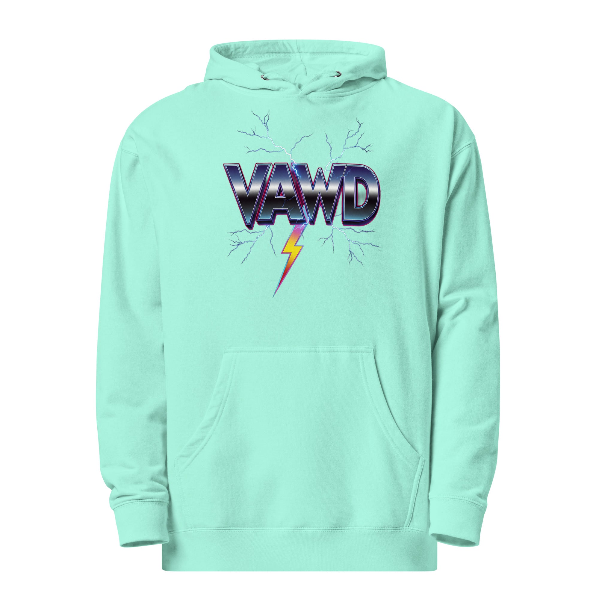 VAWDesigns Lightning Bolt Graphic Hoodie