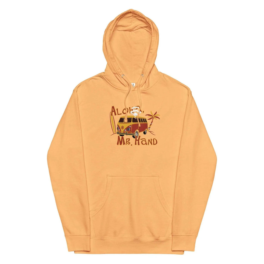 Aloha Mr. Hand! Unisex midweight hoodie
